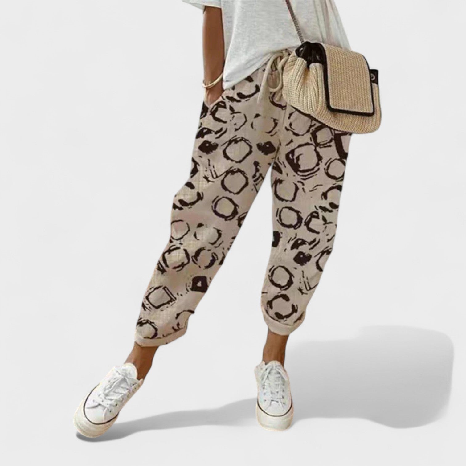 Francisca – Calças de linho modernas e casuais