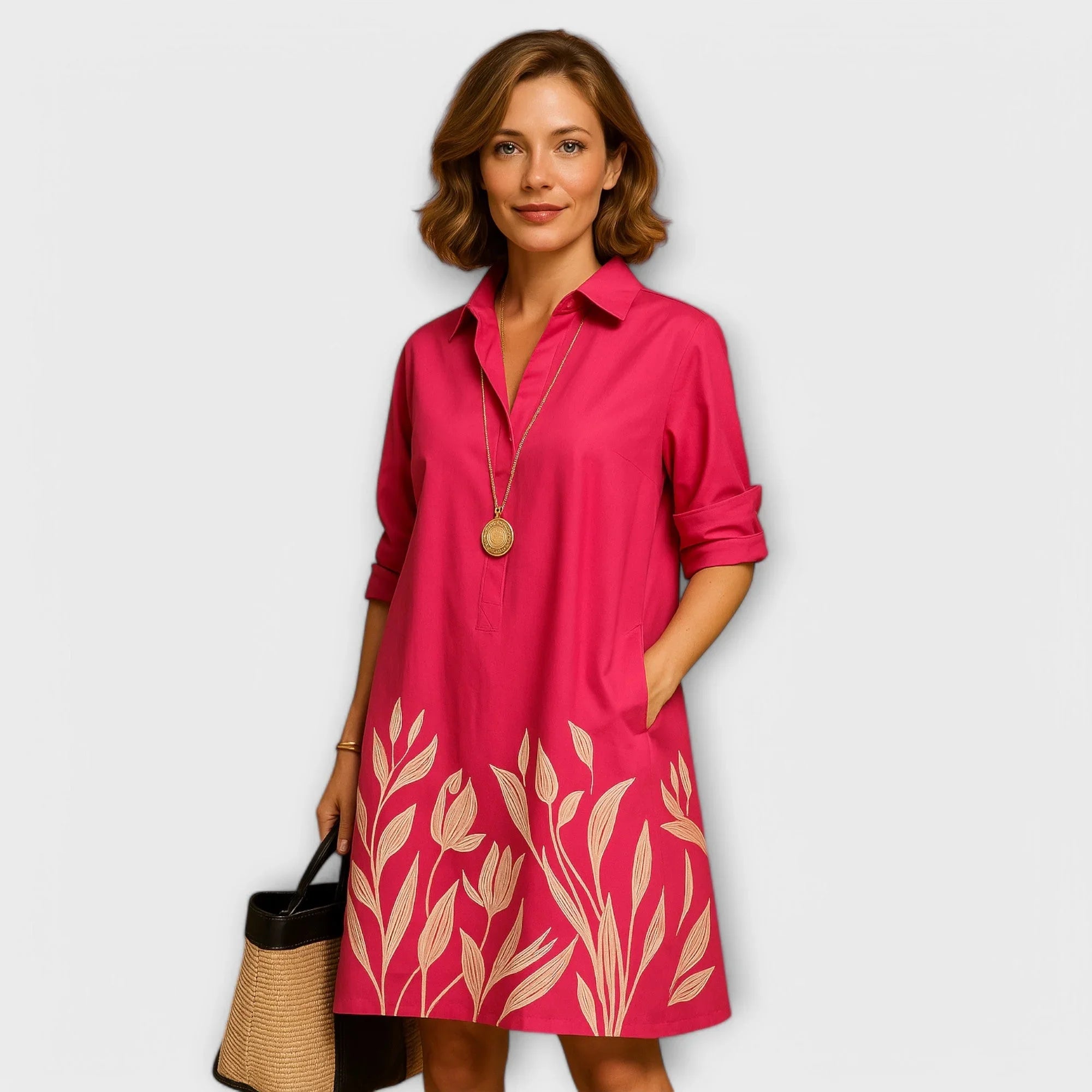Aurora - Vestido de camisa moderno