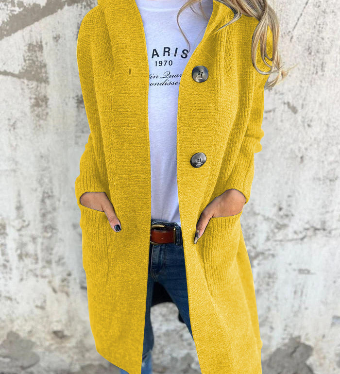 Sandra | Casaco de Malha Comprido e Elegante