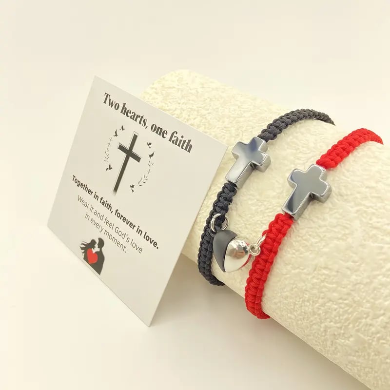 Fátima | Pulseira de cruz cristã