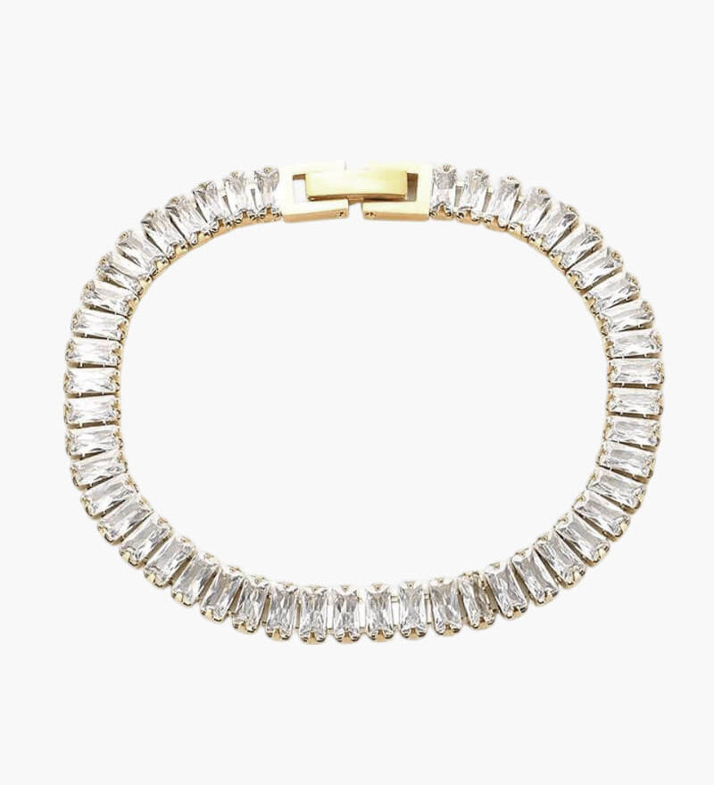 Pulseira de Rivière Baguette