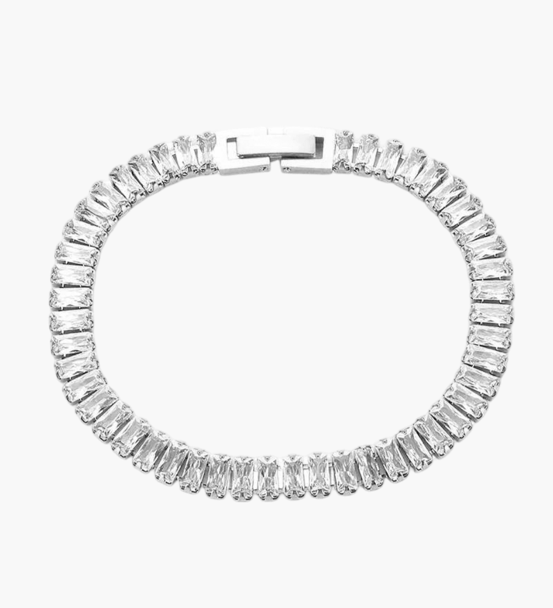 Pulseira de Rivière Baguette