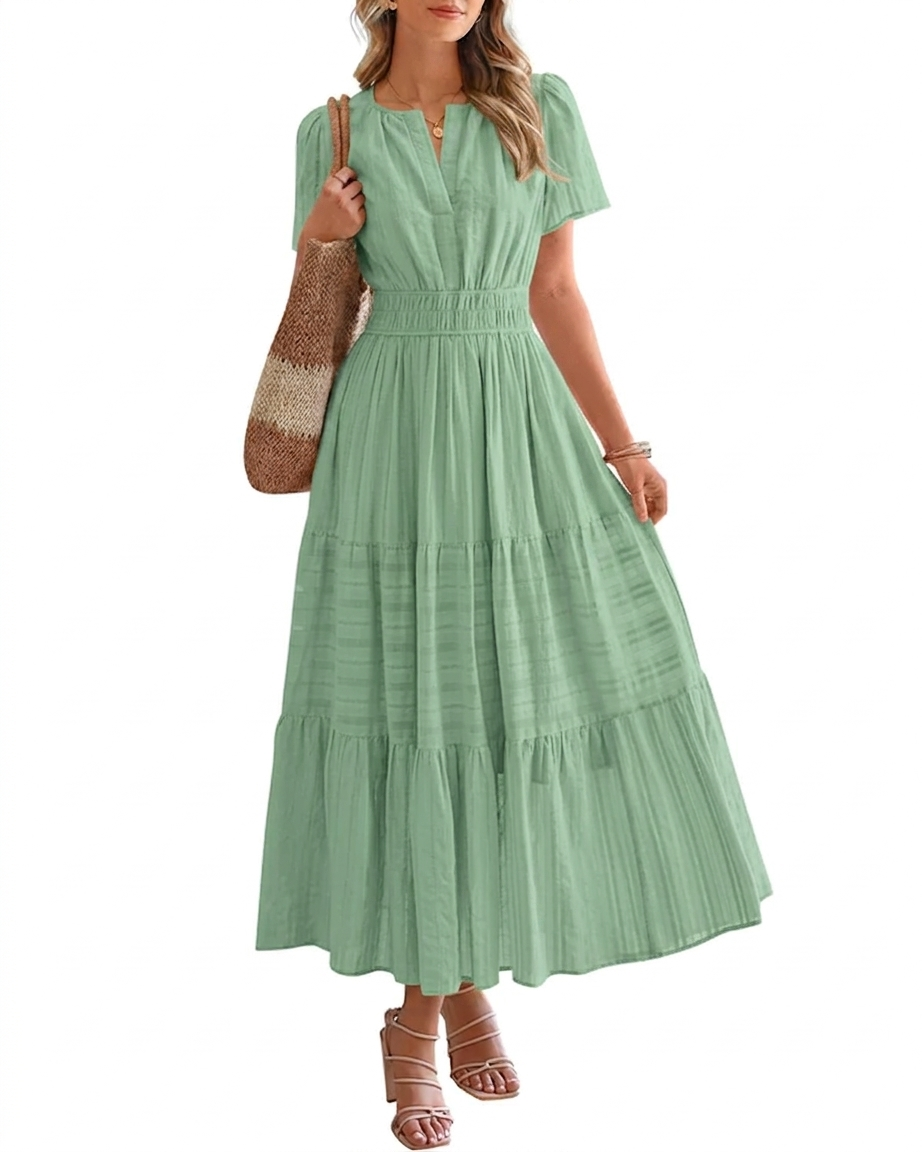 Beatriz – Vestido Maxi Boho Fluido