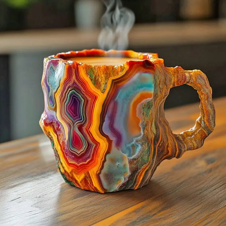 Cristais Minerais | Caneca artesanal