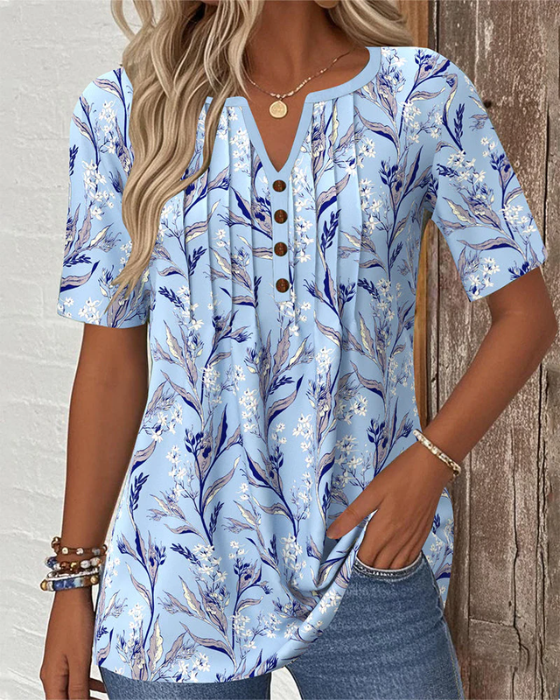 Milena – Blusa com Estampa Floral