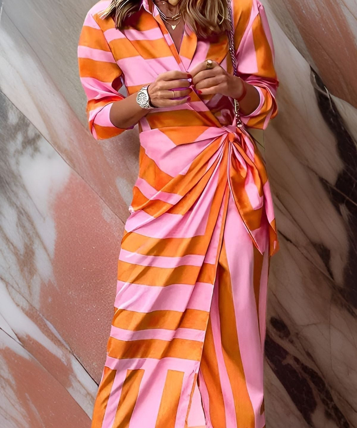 Amalia – Vestido de Primavera Longo