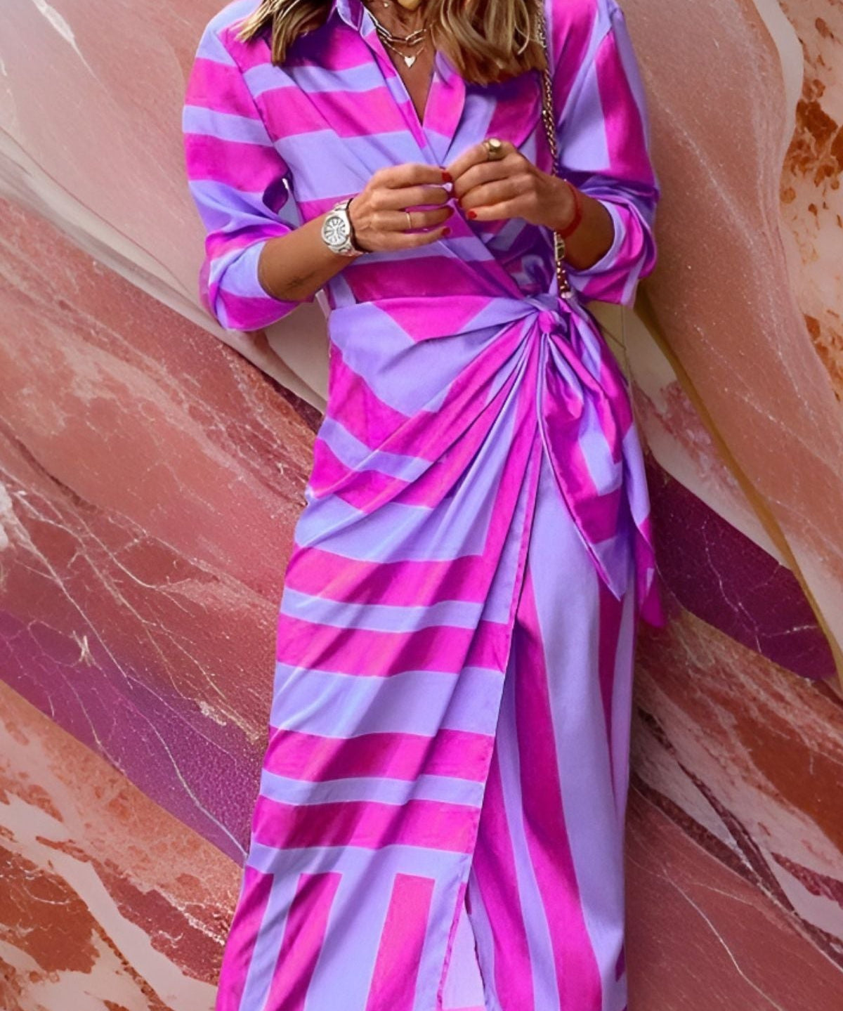 Amalia – Vestido de Primavera Longo