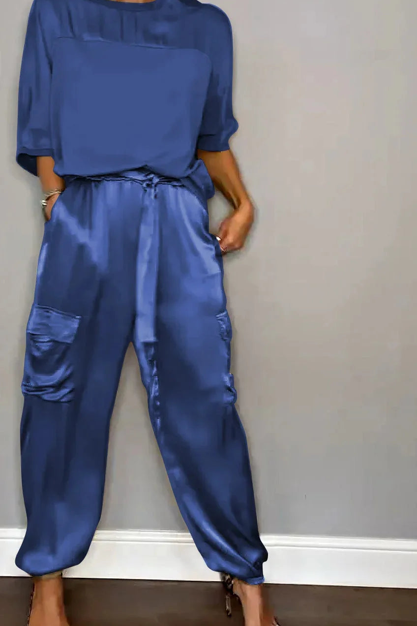 Susana | Conjunto de Duas Peças Elegantes de Luxo