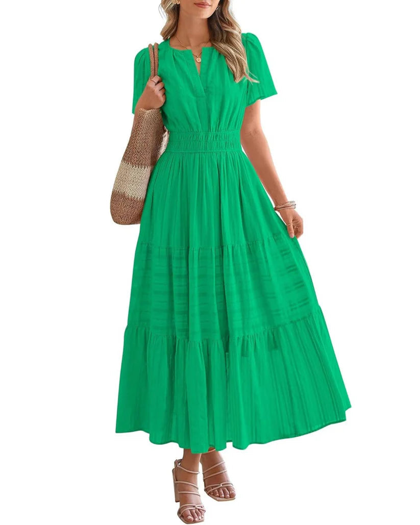Beatriz – Vestido Maxi Boho Fluido
