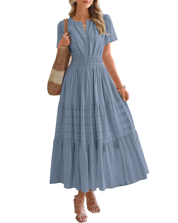 Beatriz – Vestido Maxi Boho Fluido