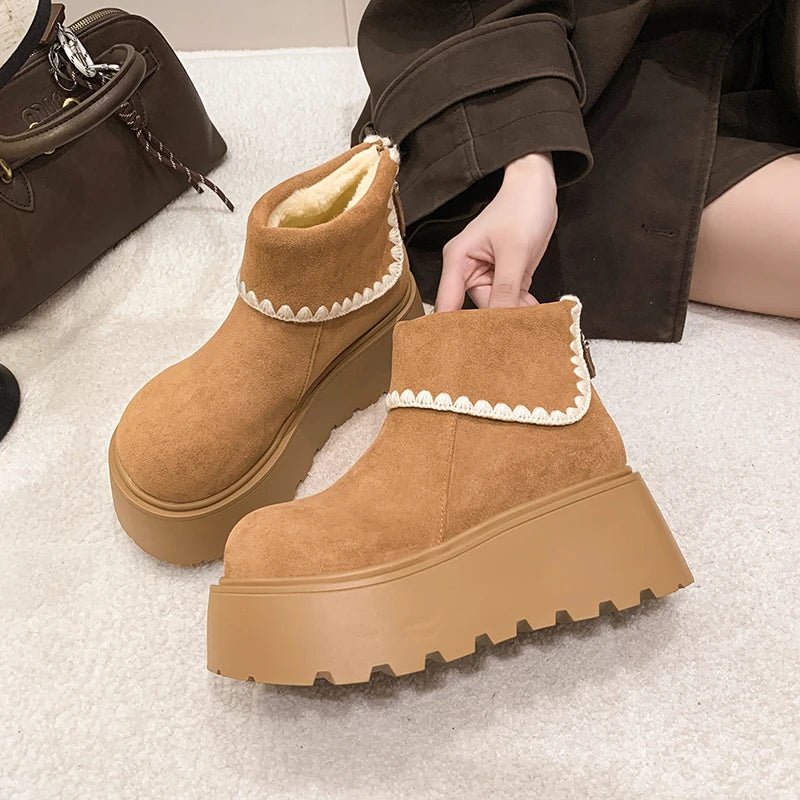 Benedita | Botas com plataforma elegante para dias frios