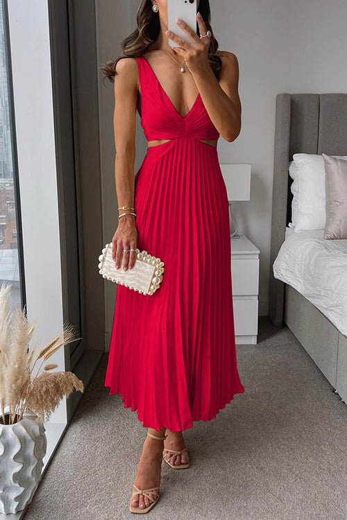 Camilla™ - Vestido Sem Mangas /Midi