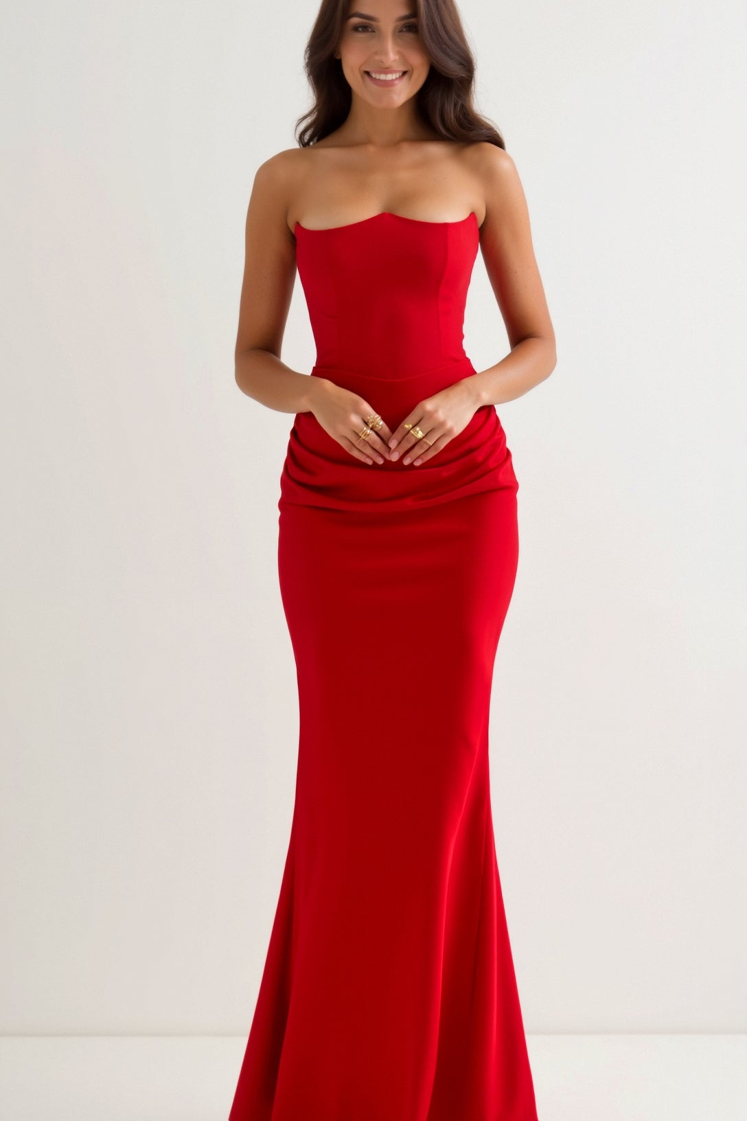 Esmeralda | Fiorella Vestido comprido com corpete