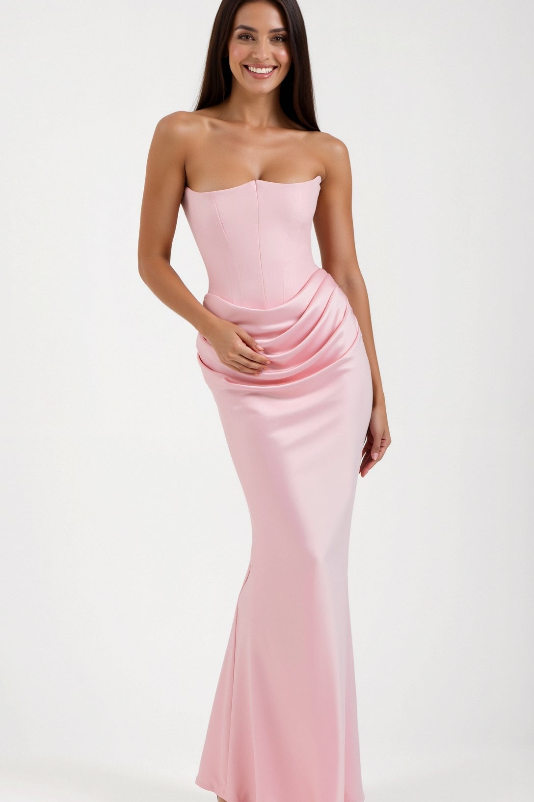 Esmeralda | Fiorella Vestido comprido com corpete