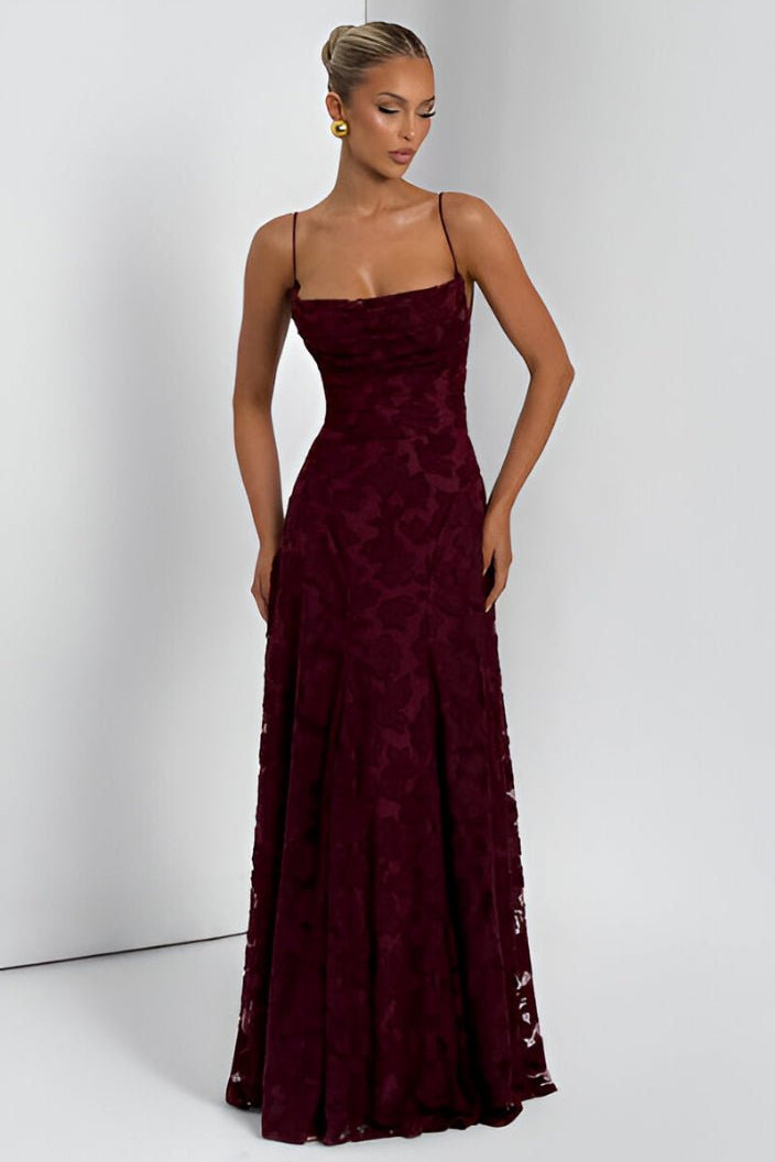 Francisa™ | Vestido Comprido com Corpete em Renda