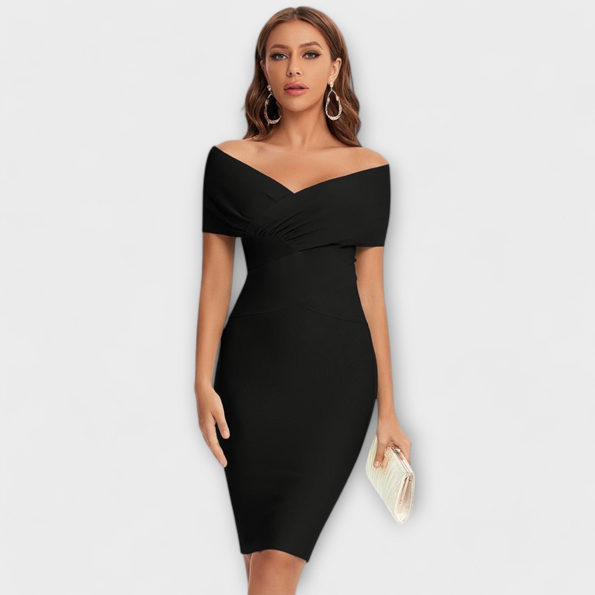Lara| Mini vestido elegante com decote em V