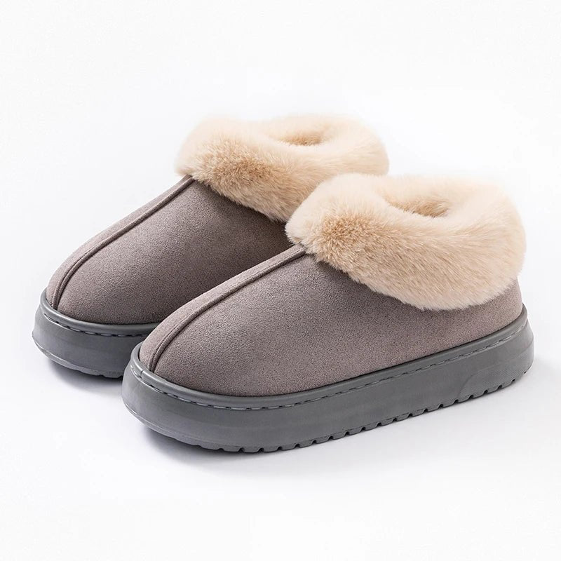 Lumina | Botas de Salto Alto com Forro de Pelúcia Quentes