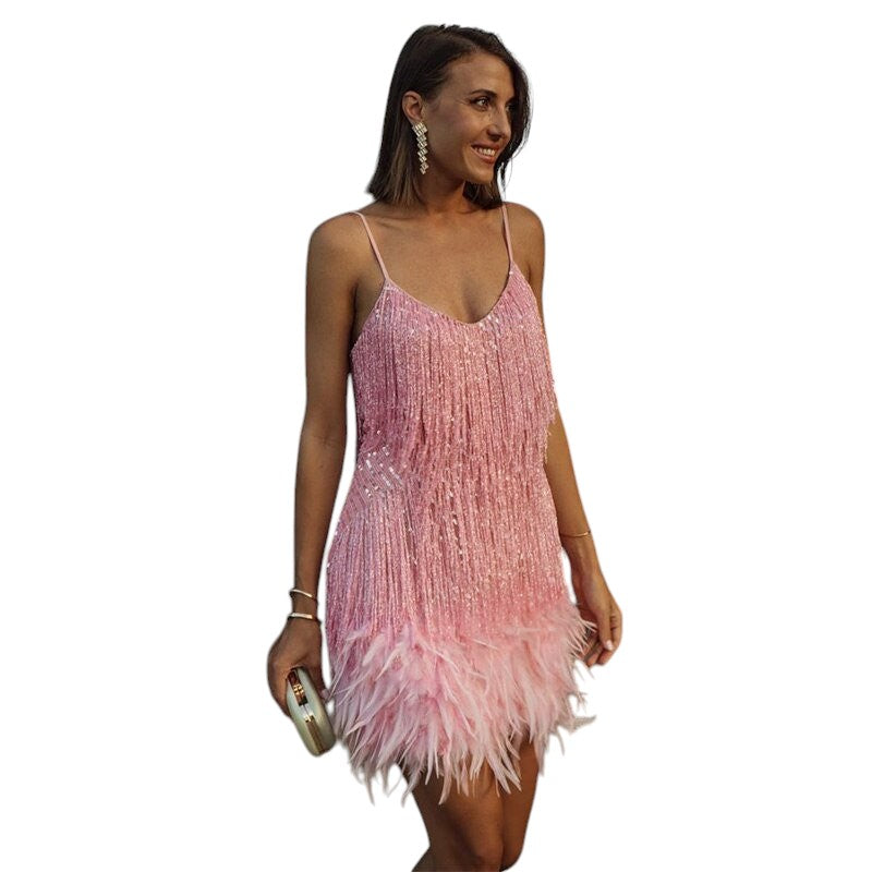 Susana - Vestido Curto com Alças Finas