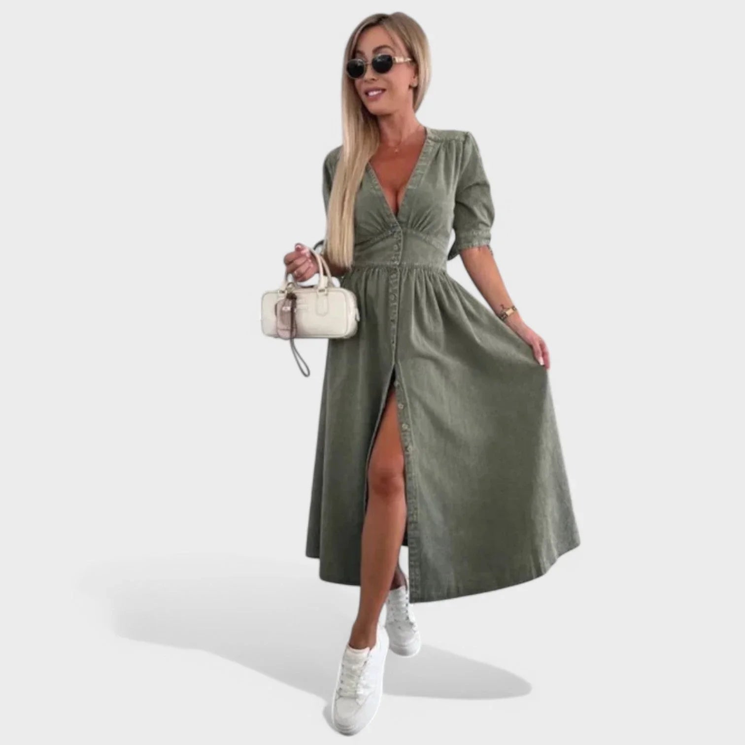 Celeste - Vestido de ganga